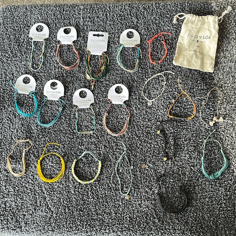 Lot of 20 Pura VIda Bracelets